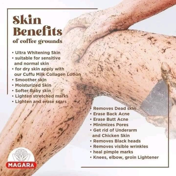Cuffu Bar Coffee Scrub Soap by Magara 60g