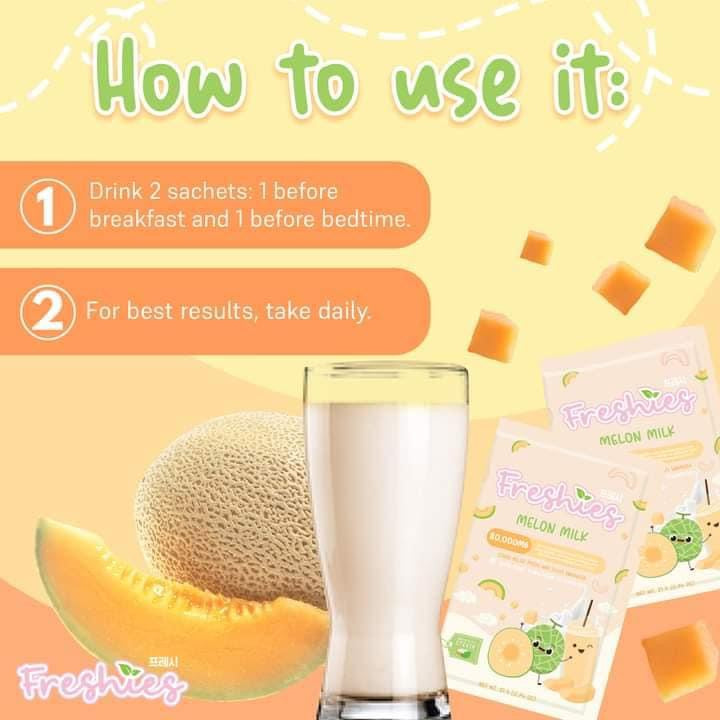 Freshies Melon Milk Collagen Drink