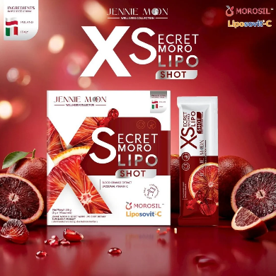 Jennie Moon Secret Moro Lipo Shot – Blood Orange Flavour 14 Sachets