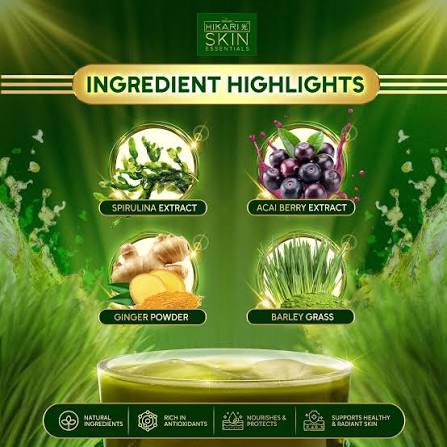 HIKARI Skin Essentials Pure Barley Plus - 10 sachets