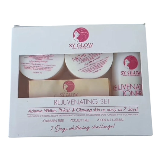 SY Glow Rejuvenating Set - 7 Days Whitening Challenge!