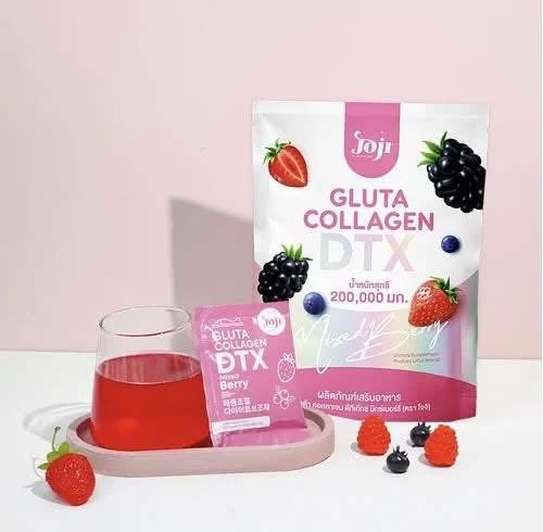 Gluta Collagen DTX Plus Mixed Berry x10 sachets
