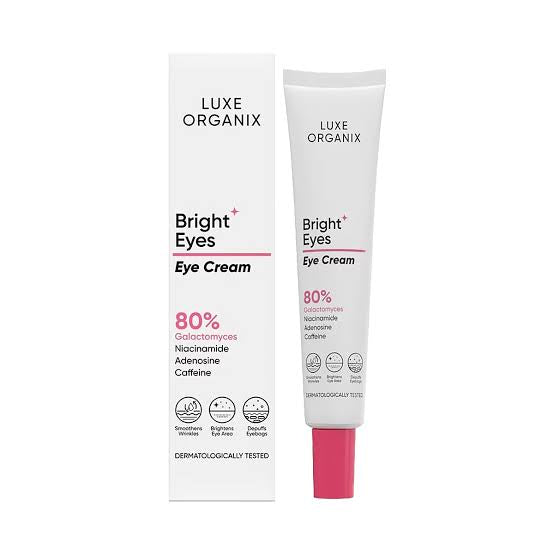 LUXE ORGANIX Bright Eyes Eye Cream 80% Galactomyces 15g