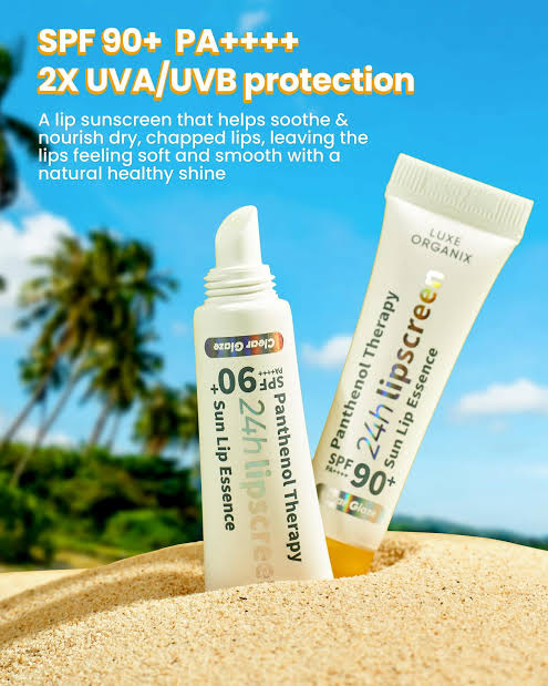 Luxe Organix Panthenol Therapy 24H Lipscreen Sun Lip Essence SPF 90+ PA++++ 10g