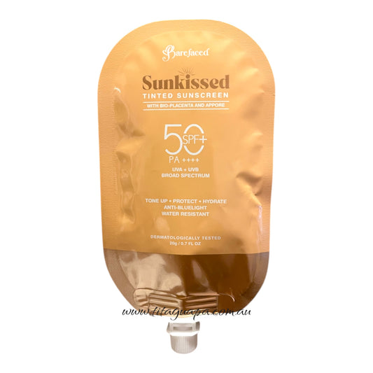 Barefaced Sunkissed Tinted Sunscreen SPF 50+ PA +++ ORIGINAL Coverage - 20g pouch