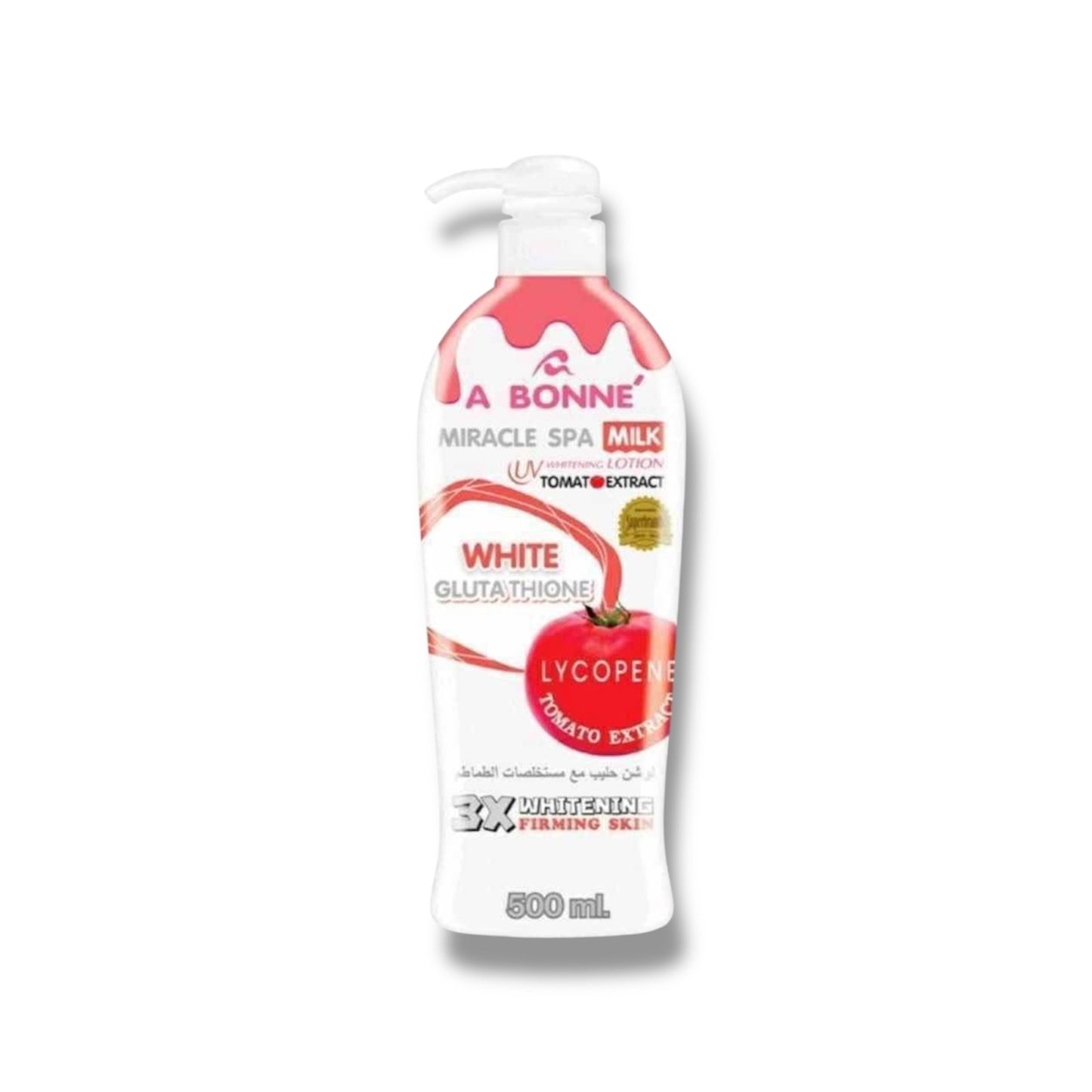 A Bonne’ Body Lotion Miracle Spa Milk Tomato Extract Glutathione 500ml