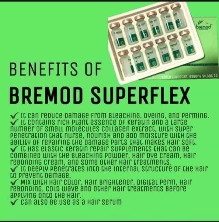 Bremod Superflex: Keratin Strong Repair Supplements (10mL)