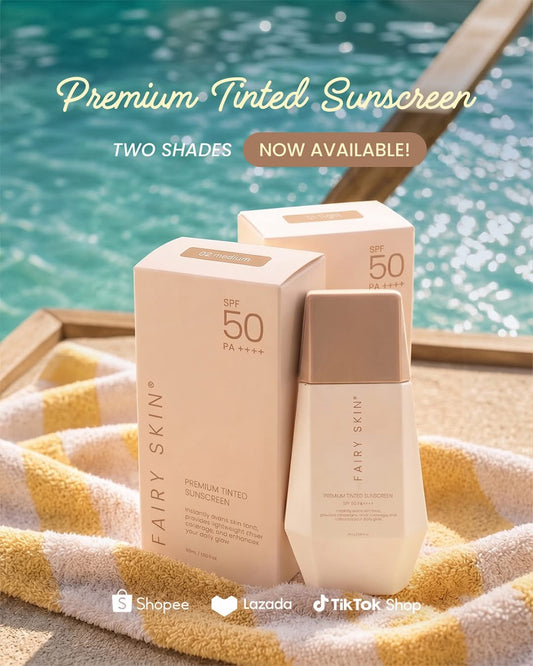 FAIRY SKIN PREMIUM TINTED SUNSCREEN SPF50 PA++++ – 50mL