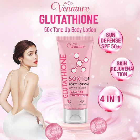 Venature Glutathione Body Lotion 50x Tone Up 150ml