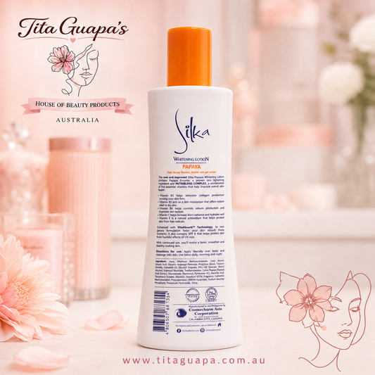 Silka Papaya Whitening Lotion (Orange) 300ml
