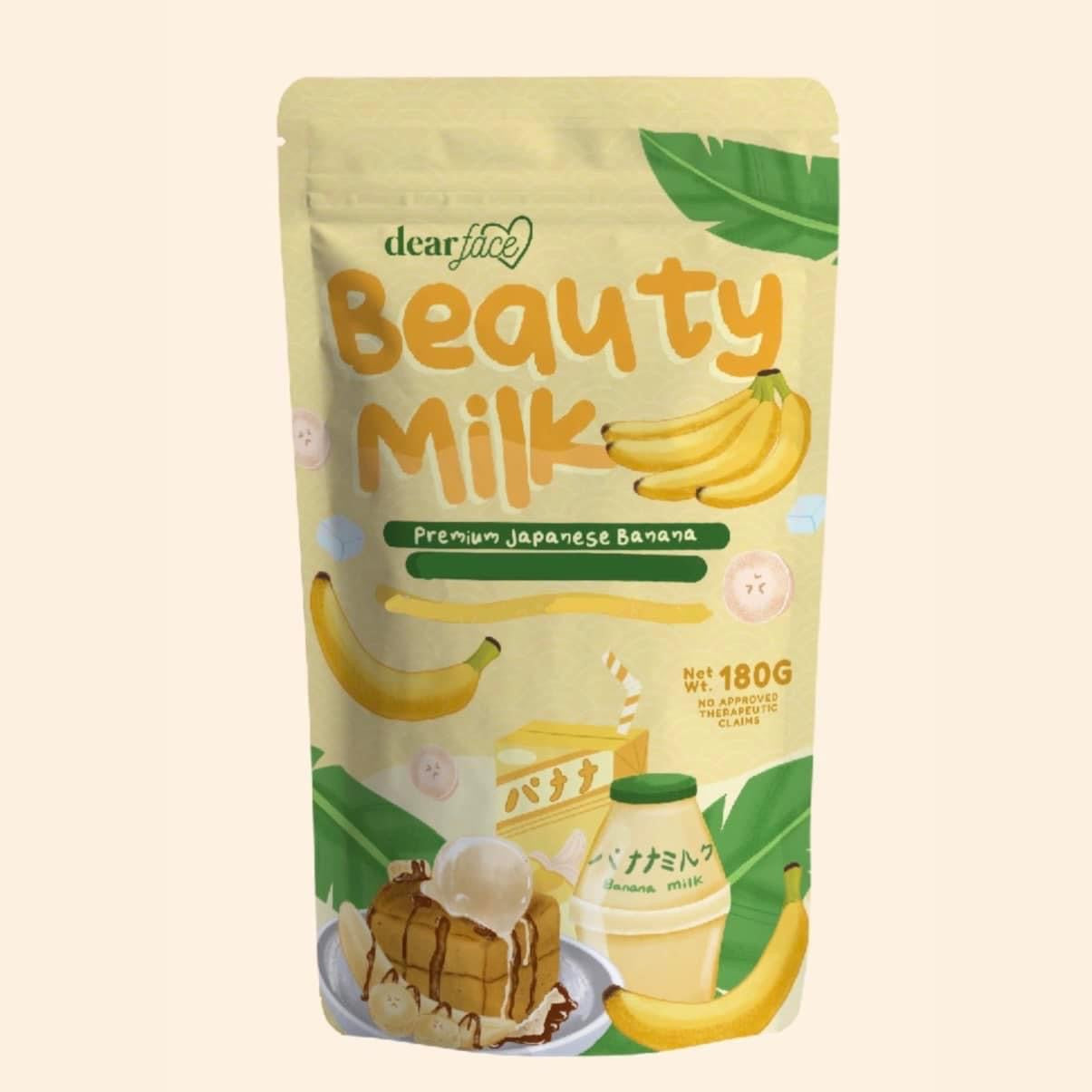 Dear Face Beauty Milk - Banana Probiotic + Collagen Drink