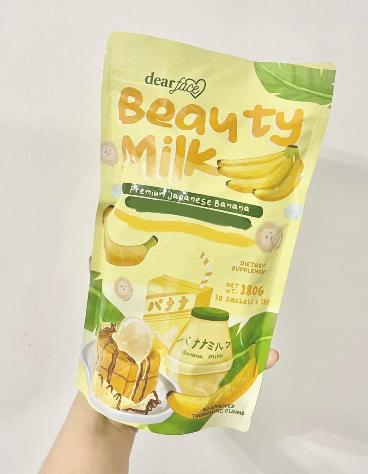 Dear Face Beauty Milk - Banana Probiotic + Collagen Drink