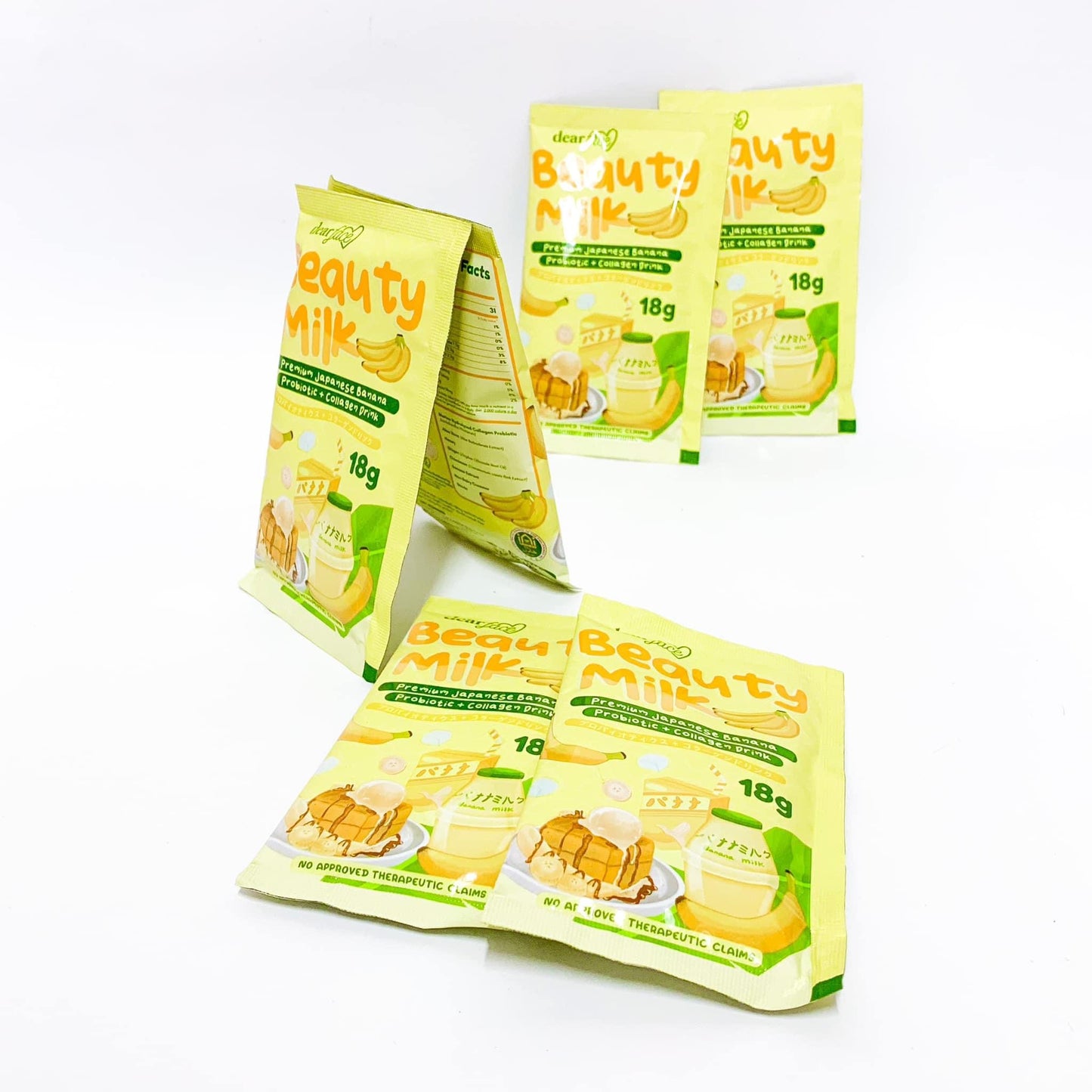 Dear Face Beauty Milk - Banana Probiotic + Collagen Drink