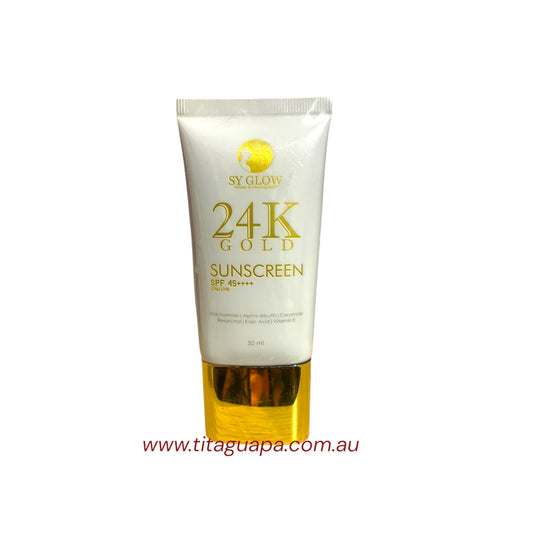 SY Glow 24K Gold Sunscreen SPF45 ++++ UVA/UVB 50ml