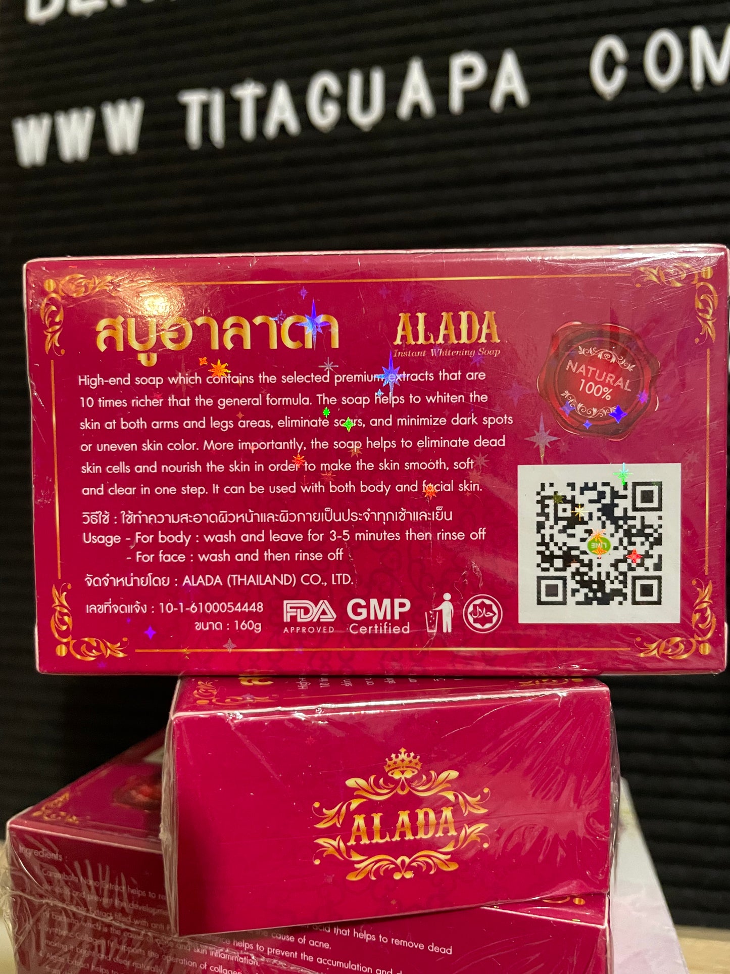 Alada Instant Whitening Soap 10g