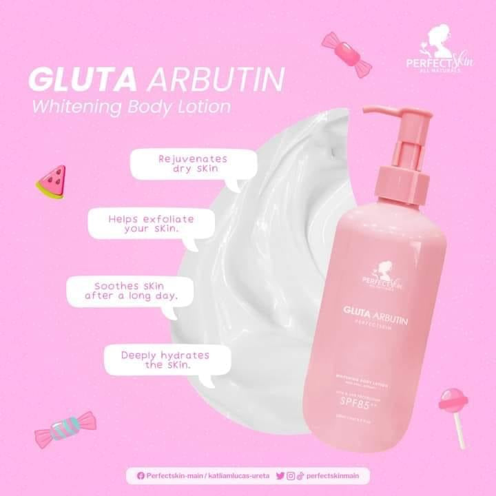 Perfect Skin Gluta Arbutin Whitening Body Lotion with SPF85 & Snail Extract 300ml