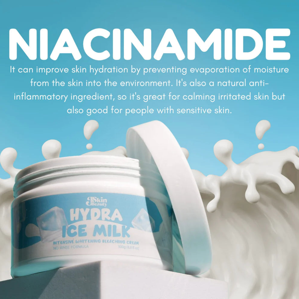 Hydra Ice Milk Intensive Whitening Bleaching Cream by JSkin Beauty 300g