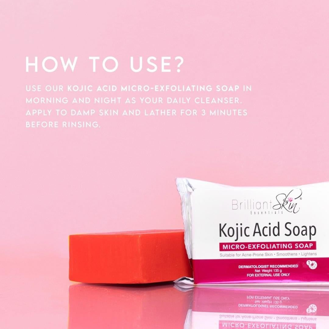 Brilliant Skin Kojic Acid Soap 135g