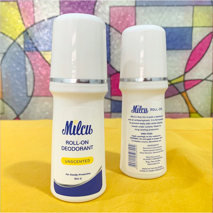 Milcu Roll-On Deodorant (Unscented) 50ml