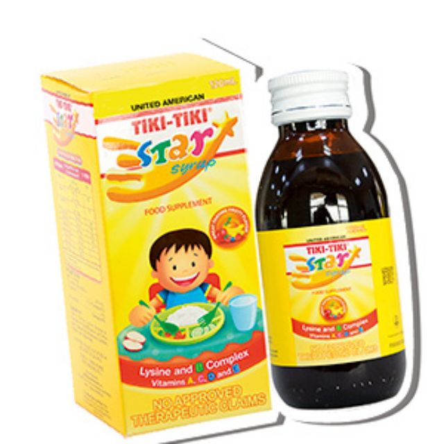 TIKI-TIKI Star Syrup 120 ml ( 1 - 12 yrs old)