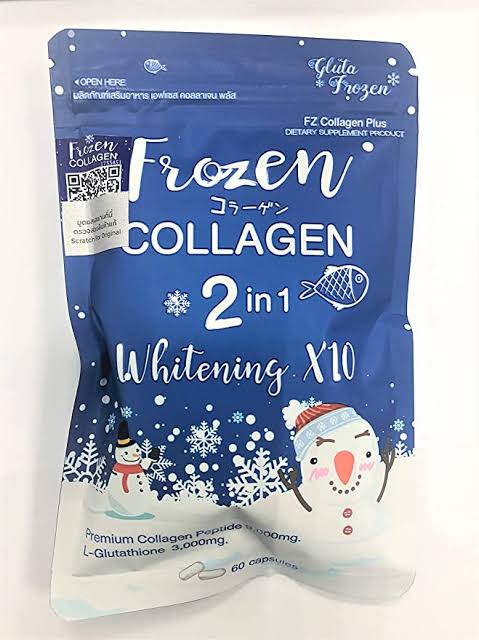 Frozen Collagen 2 in 1 Whitening x10