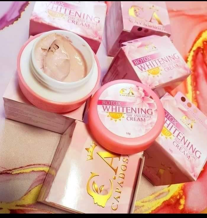 Botox Whitening Day and Night Cream with SPF 70 by Capadosa