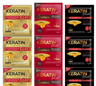 Keratin Plus Instant Brazilian Hair Treatment 20g (3 pcs) - RED