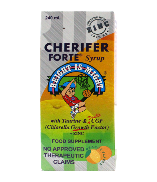 CHERIFER Forte Syrup with Taurine & Double CGF + Zinc 240ml (2-12 yrs)