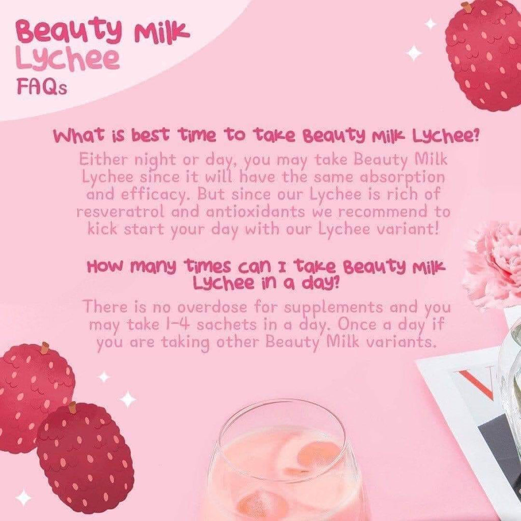 Dear Face Beauty Milk Premium Japanese Lychee Swiss Stemcell Drink