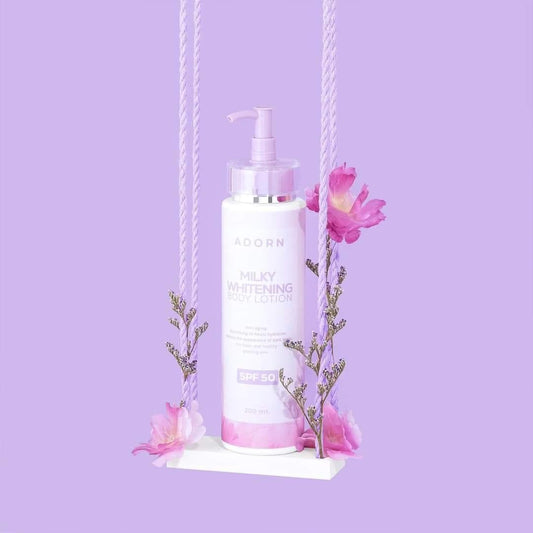 Adorn Milky Whitening Body Lotion SPF50 200ml