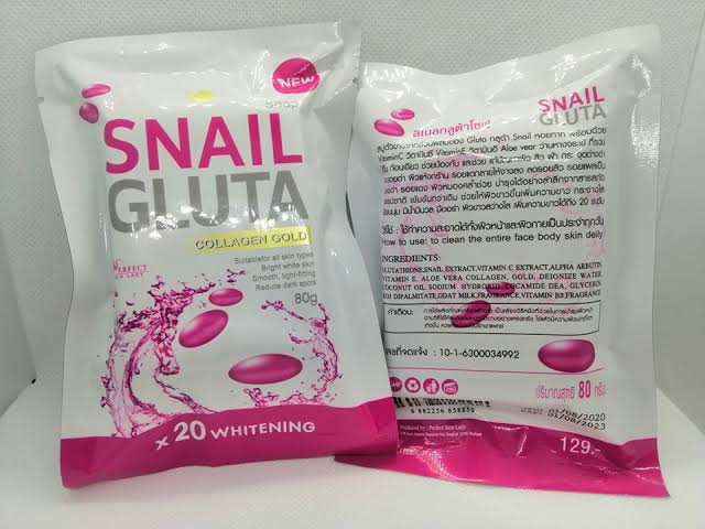 SNAIL GLUTA Collagen Soap 80g
