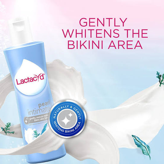 LACTACYD Pearl Intimate with Natural Marine Extract Feminine Wash (Gently Restore Natural Bikini Skin Tone) 250 ml