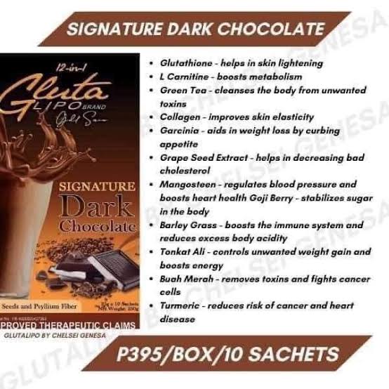 GlutaLipo Gold Series: Dark Chocolate