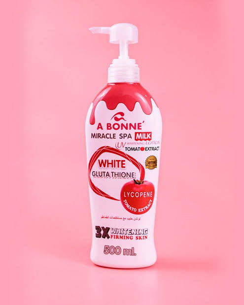 A Bonne’ Body Lotion Miracle Spa Milk Tomato Extract Glutathione 500ml