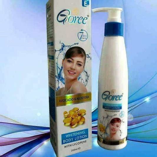 Goree Whitening Lotion 250ml (With Lycopene, Avocado and Aloe Vera)