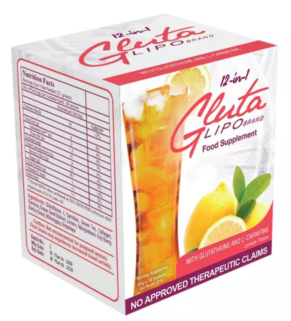 Glutalipo Classic: Lemon Juice 12 in 1