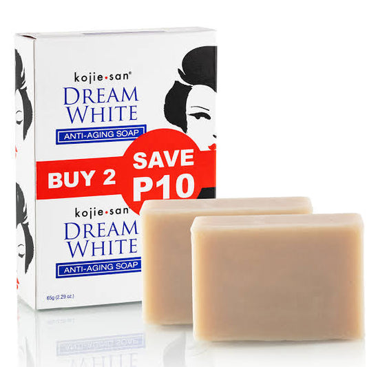 Kojie San Dream White Anti-Aging Soap 2pcs of 65g bars