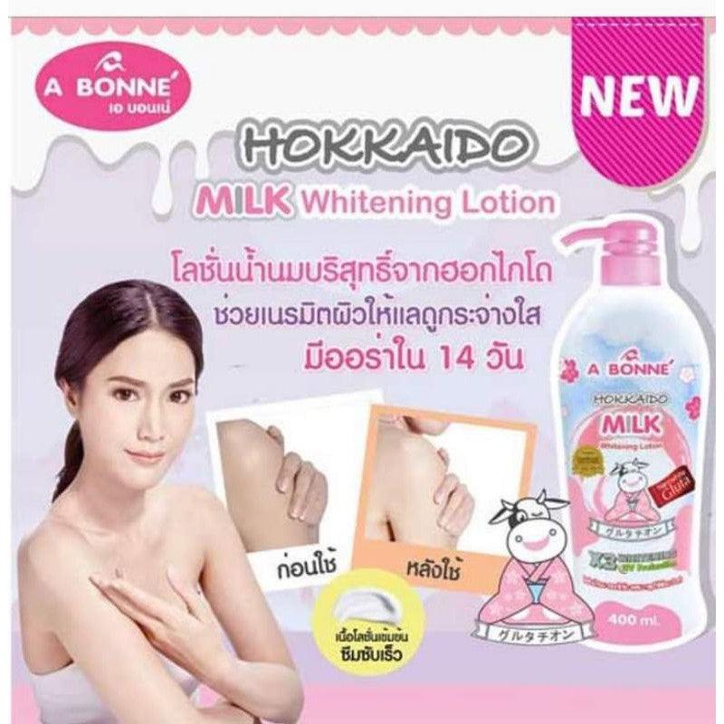 A Bonne’ Hokkaido Milk Whitening Lotion 400ml