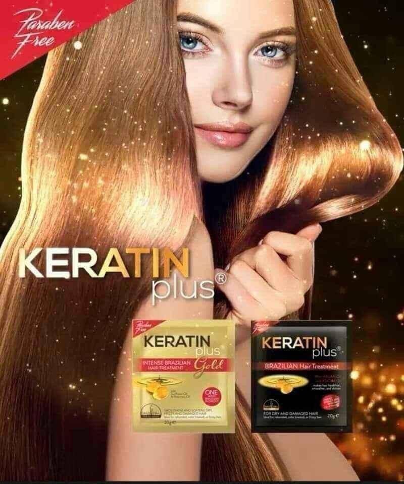 Keratin Plus Intense Brazilian Hair Treatment 20g (3pcs) - BLACK