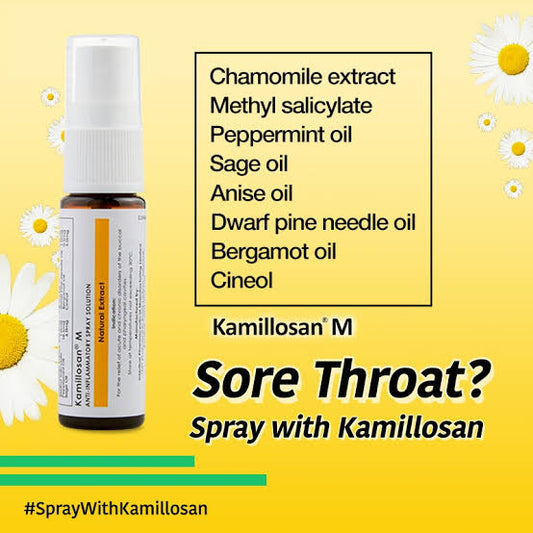 KAMILLOSAN M Throat Spray 15ml