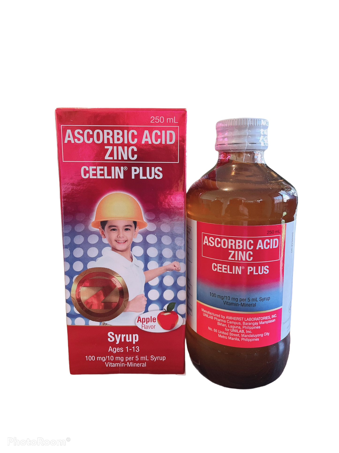 Ceelin Plus Syrup Arcorbic Acid Zinc (Ages 1-13) 250ml