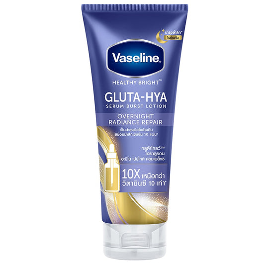 VASELINE Gluta- HYA Serum Burst Lotion Overnight Radiance Repair 300ml
