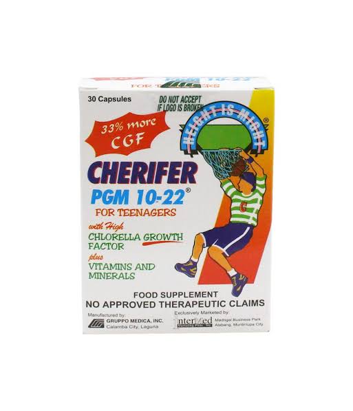 Cherifer PGM 10-22 for TEENS (With Zinc) 30 Caps