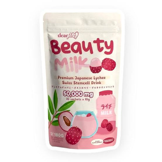 Dear Face Beauty Milk Premium Japanese Lychee Swiss Stemcell Drink