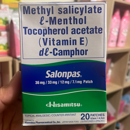 Salonpas Pain Relieving Patch 20 patches