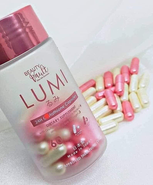 Lumi Glutathione Whitening (60 Capsules) by Beauty Vault