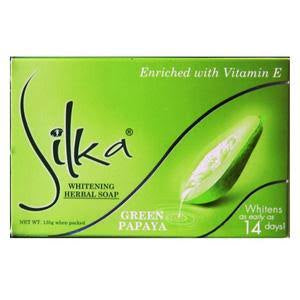 Silka Whitening Herbal Soap (Green Papaya) 135g