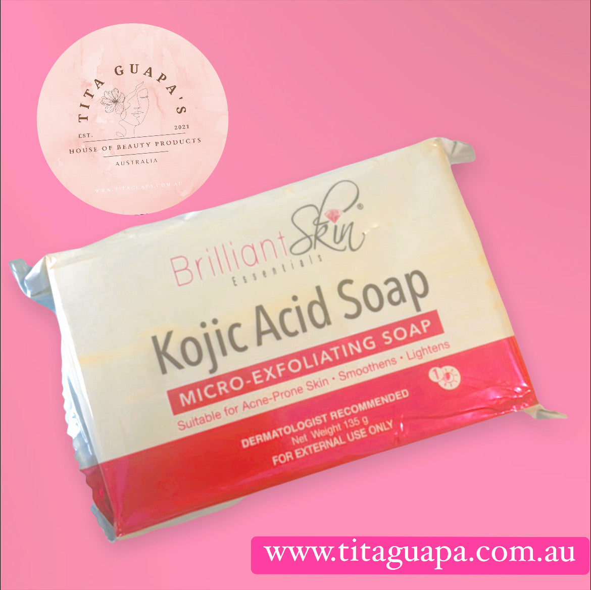 Brilliant Skin Kojic Acid Soap 135g