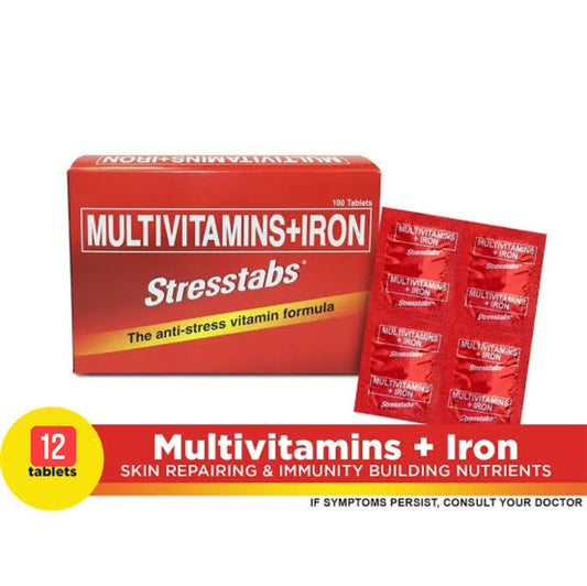 Stresstabs Multivitamins + Iron 12 caps