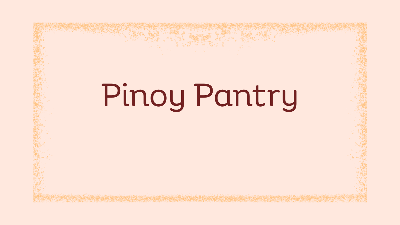 Filipino Snacks and Cooking Ingredients